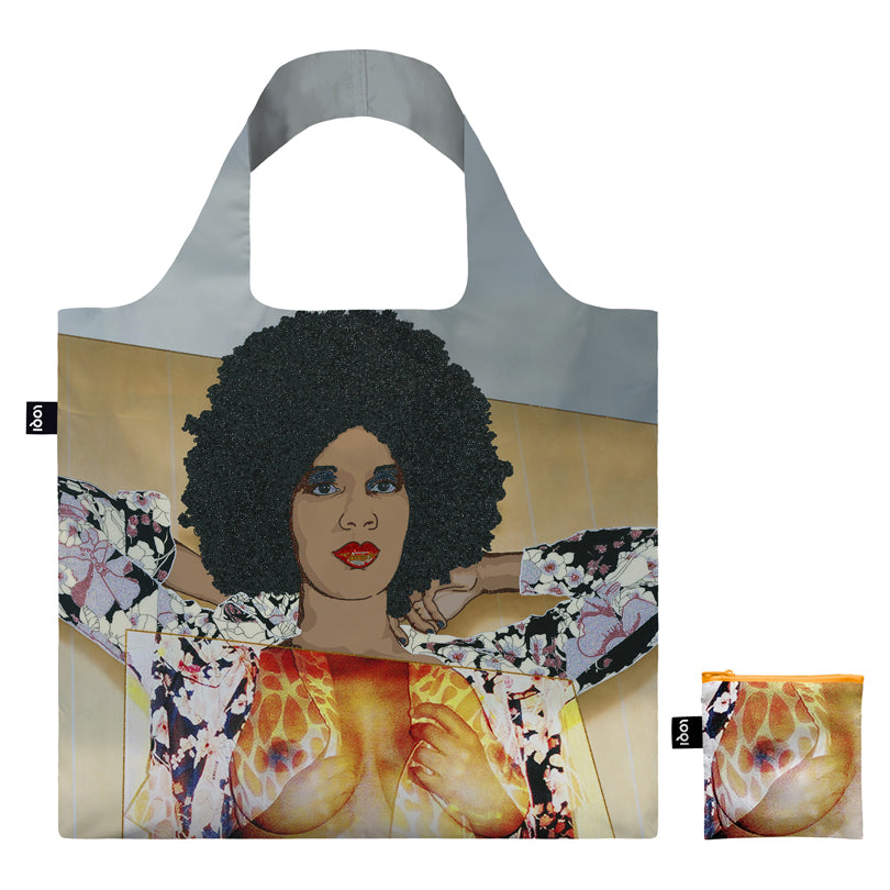 Borsa spesa "Mickalene Thomas - Portrait of Maya No.10 Recycled" cm 50x42/69