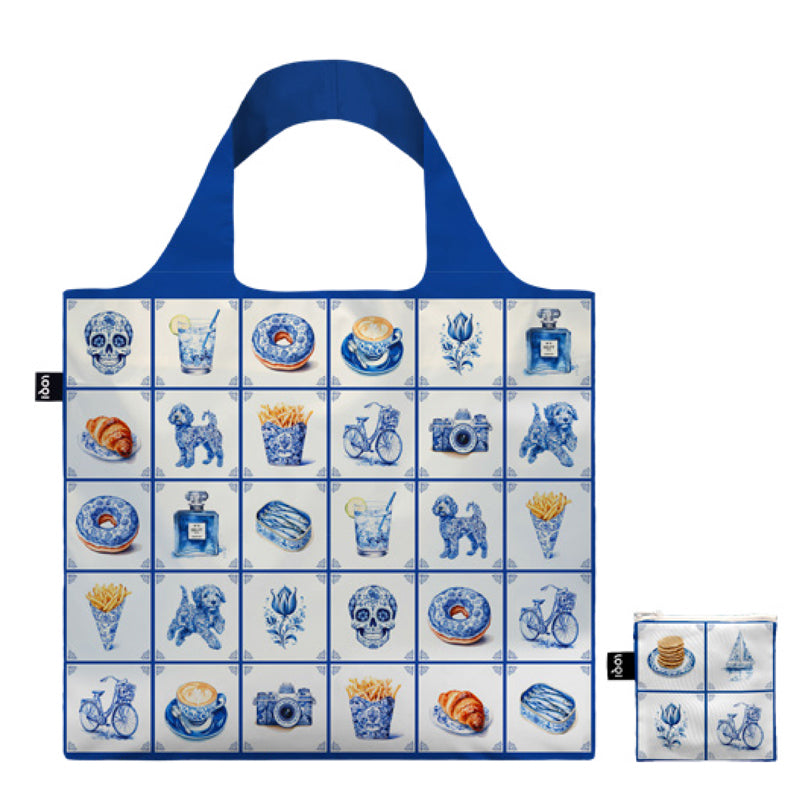 Borsa spesa "Delft - Funky Recycled" cm 50x42/69