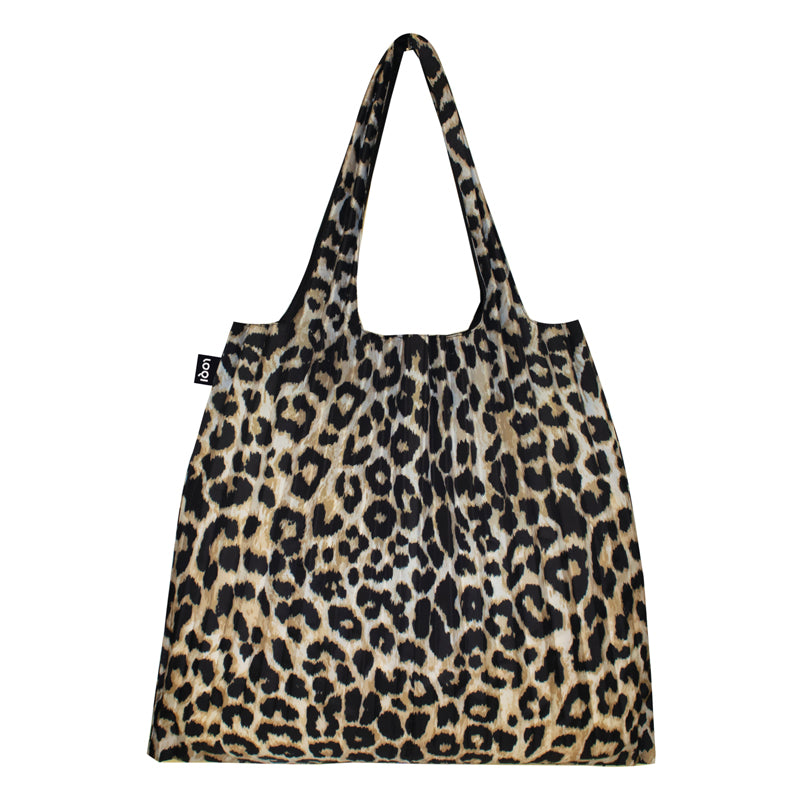 Borsa spesa "Plissee - Leopard Dusk Recycled" cm 50x42/69