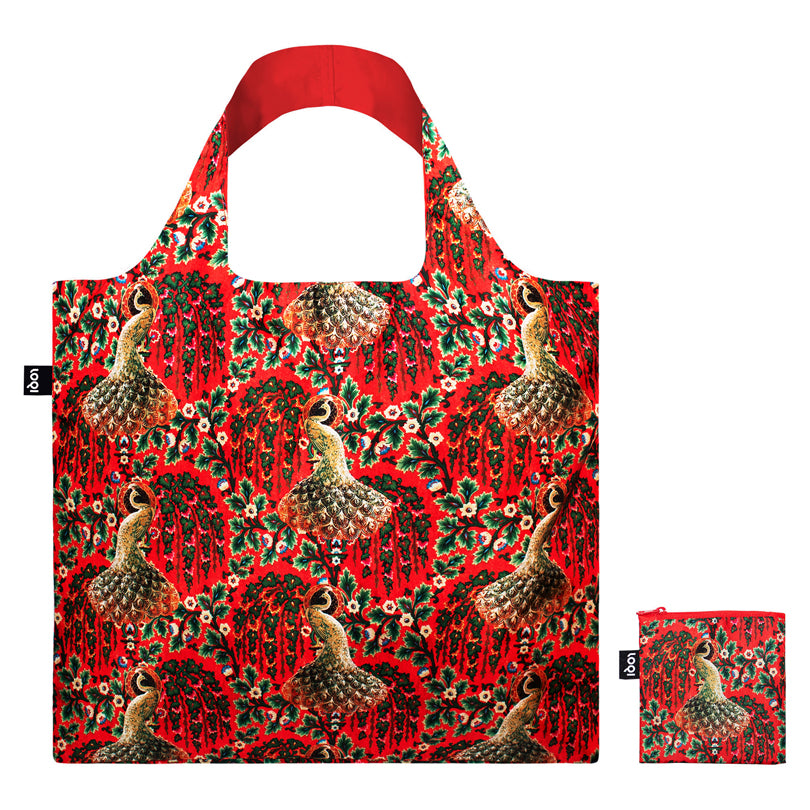 Borsa spesa "Decorative Art - Peacock Power Recycled" cm 50x42/69