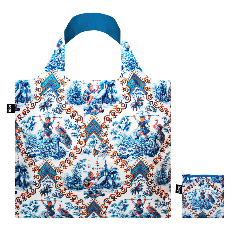 Borsa spesa "Decorative Art - Toile de Jouy Juggler Recycled" cm 50x42/69