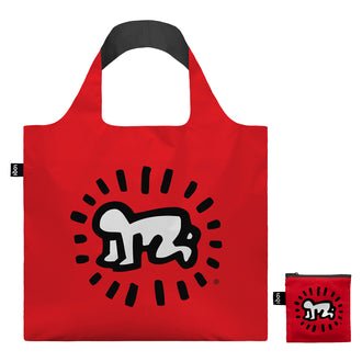 Borsa spesa "Keith Haring - Radiant Baby Recycled" cm 50x42/69