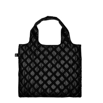 Borsa spesa "Metallic - Black Puffy" cm 45x38/57