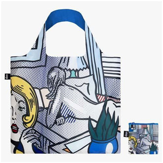 Borsa spesa "Roy Lichtenstein - Roommates Recycled" cm 50x42/69