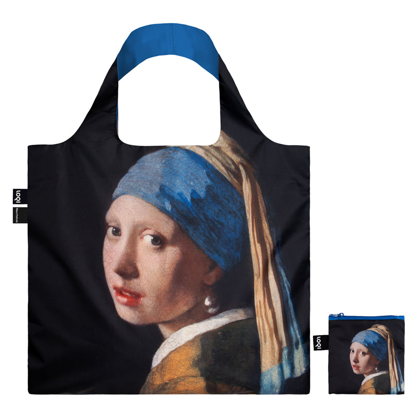 Borsa spesa "Johannes Vermeer - Girl with a Pearl Earring" cm 50x42/69