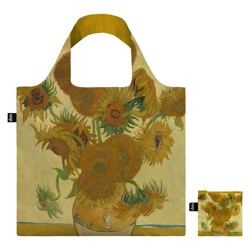Borsa spesa "Vincent van Gogh - Sunflowers" cm 50x42/69
