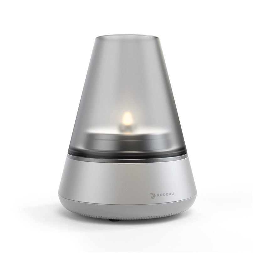 Nordic Light Pro "3 in 1", Altoparlante Bose Bluetooth 4,2, lampada ad olio di design e portalumino cm Ø14x17,5