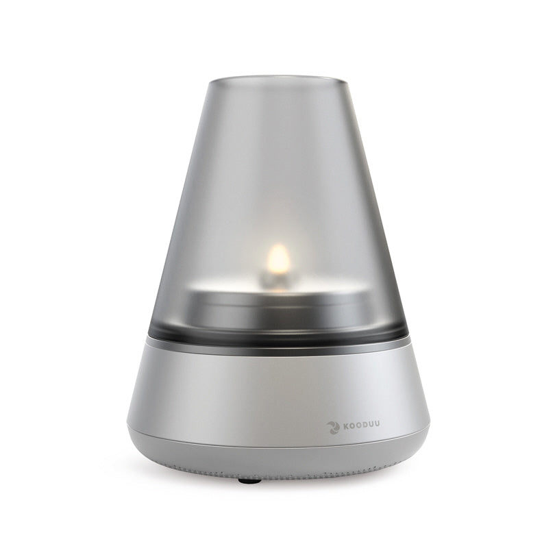 Nordic Light Pro "3 in 1", Altoparlante Bose Bluetooth 4,2, lampada ad olio di design e portalumino cm Ø14x17,5