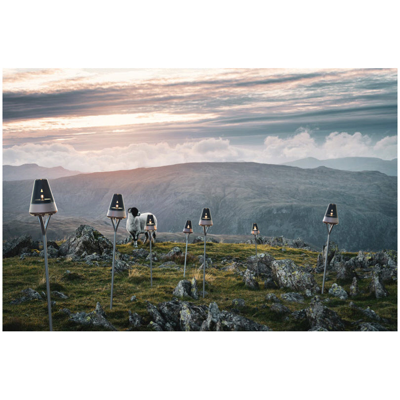 Nordic Light Pro "3 in 1", Altoparlante Bose Bluetooth 4,2, lampada ad olio di design e portalumino cm Ø14x17,5