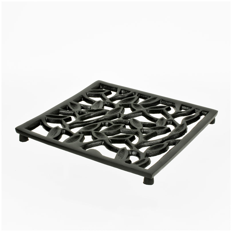 Sottopentola quadrato "Foglie" cm 20x20x2