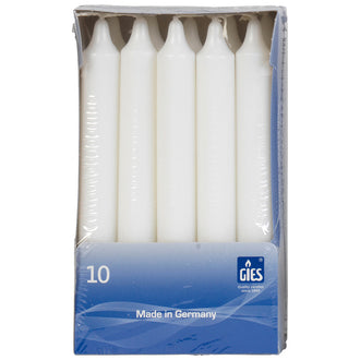 Candela da tavola confezione da 10 pezzi CM 2,15X18