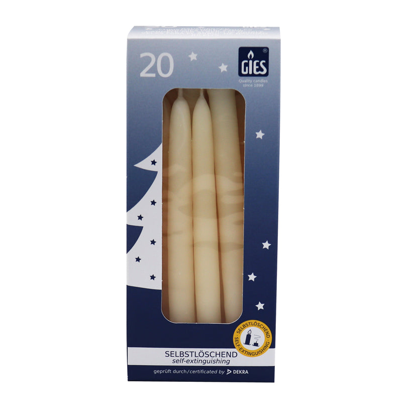 Candela per albero di Natale autospegnente RAL, confezione da 20 pezzi cm Ø1,2x12,4