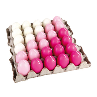 Candela a uovo, 30 pezzi assortite in contenitore portauova cm Ø5