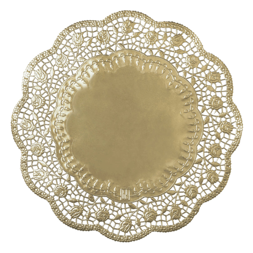 Centrino sottotorta "Rose", confezione 4 pezzi cm Ø36