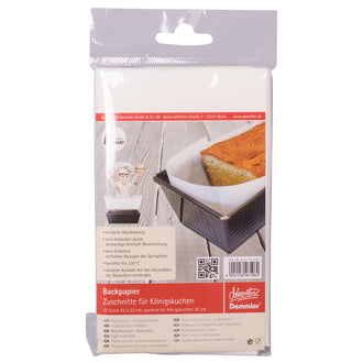 Carta forno per Pan di Spagna 10pezzi cm  42x23