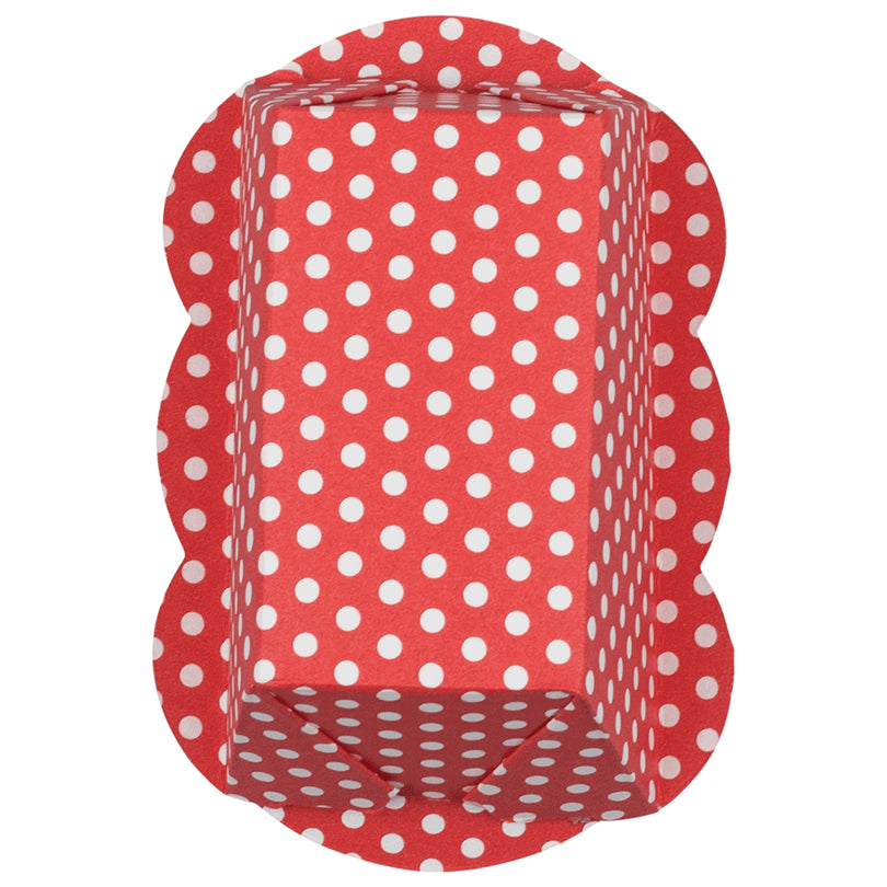 Stampo Plumcake mini "Punti", confezione 10 pezzi cm  7x4x4/ml 170