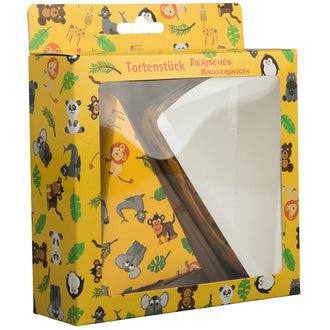 Kit stampo a forma di fetta di torta Zoo, 27 pezzi ml 180/cm  11x7,5x3,