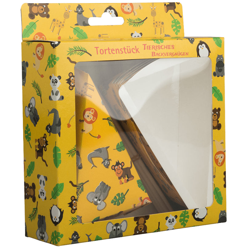 Kit stampo a forma di fetta di torta Zoo, 27 pezzi ml 180/cm  11x7,5x3,