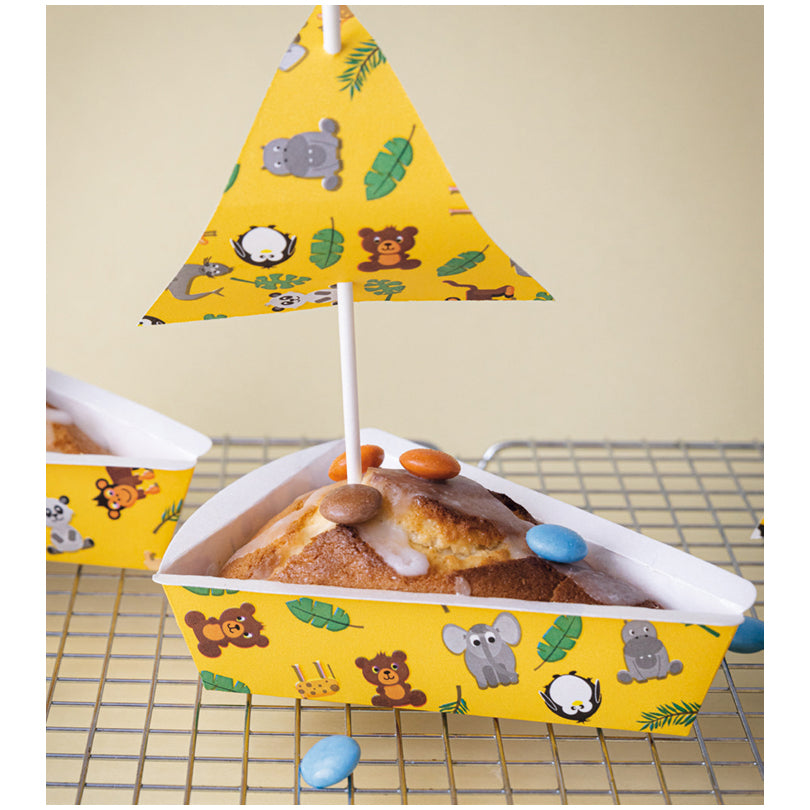 Kit stampo a forma di fetta di torta Zoo, 27 pezzi ml 180/cm  11x7,5x3,