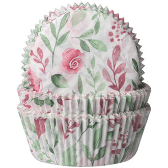 Pirottini Muffin/Cupcake a forma di corona "Rose", confezione 40 pezzi cm Ø5x3,8