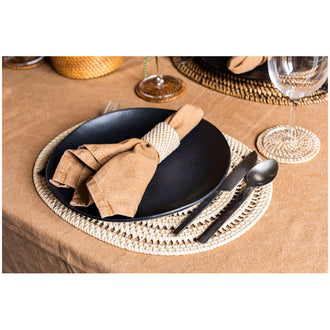 Tovaglietta all'americana ovale "Rattan" cm 40x30