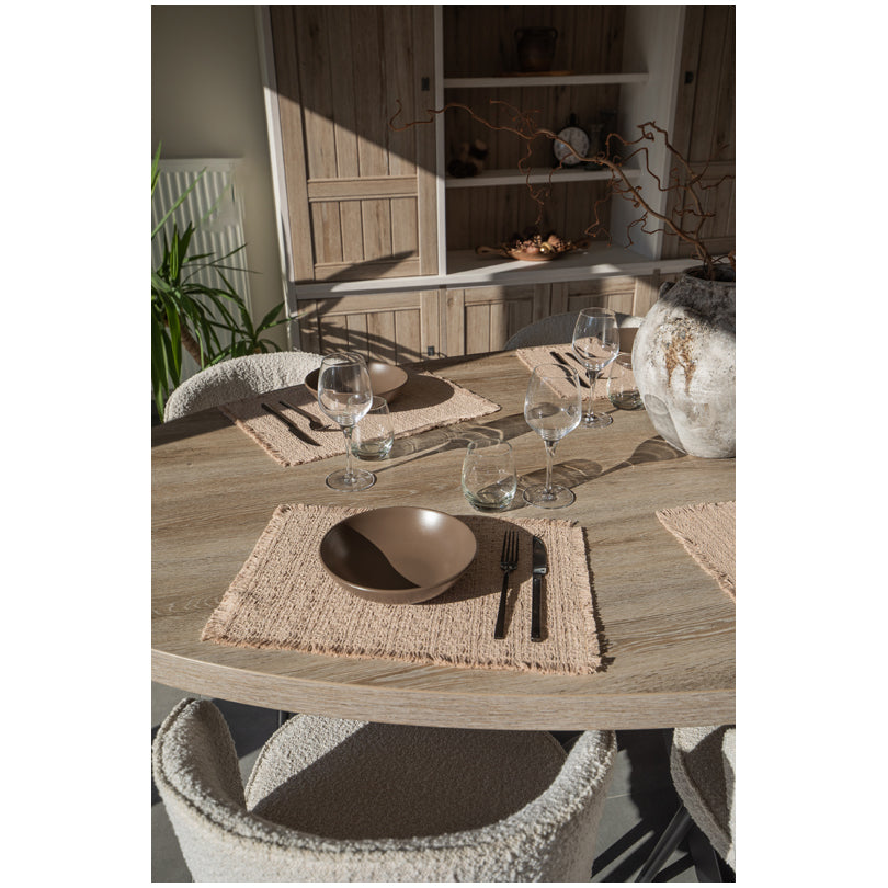 Tovaglietta all'americana rettangolare "Lina", utilizzabile su entrambi i lati cm 45x33
