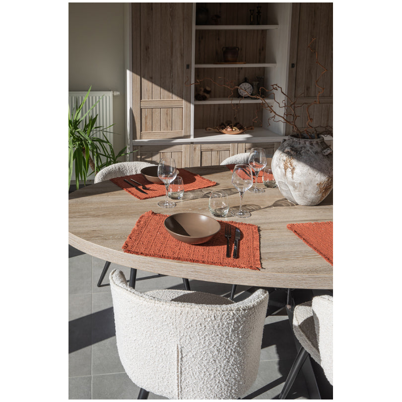 Tovaglietta all'americana rettangolare "Lina", utilizzabile su entrambi i lati cm 45x33