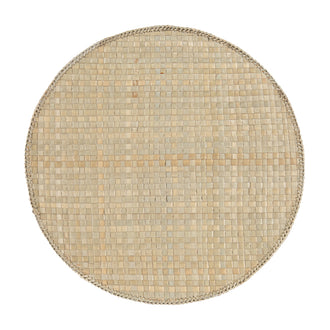 Tovaglietta all'americana tonda intrecciata "Yara" cm Ø38