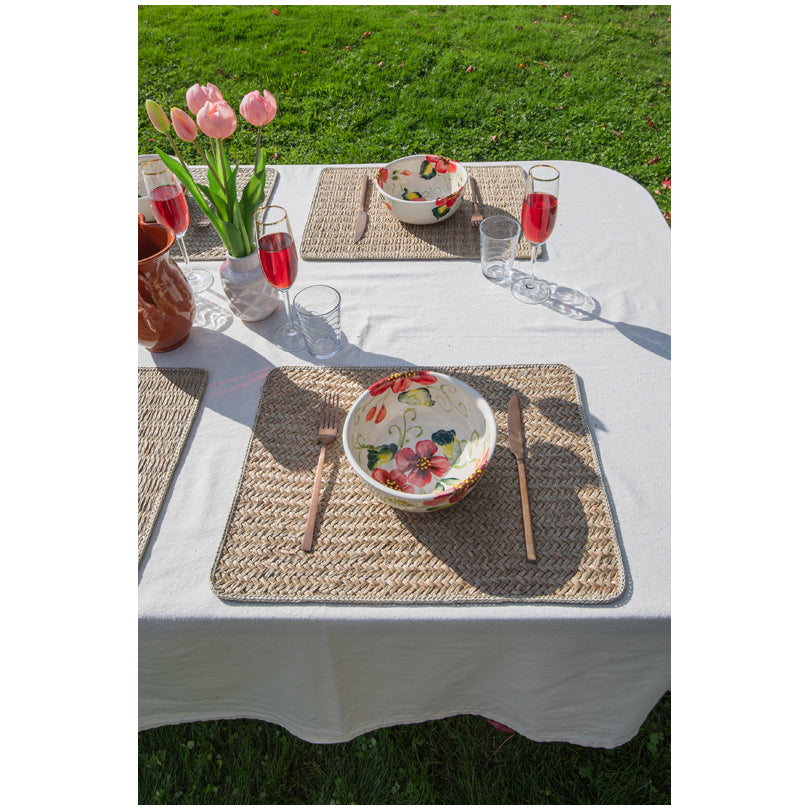 Tovaglietta all'americana rettangolare intrecciata "Untun" cm 45x33