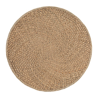 Tovaglietta all'americana tonda intrecciata "Untun" cm Ø38