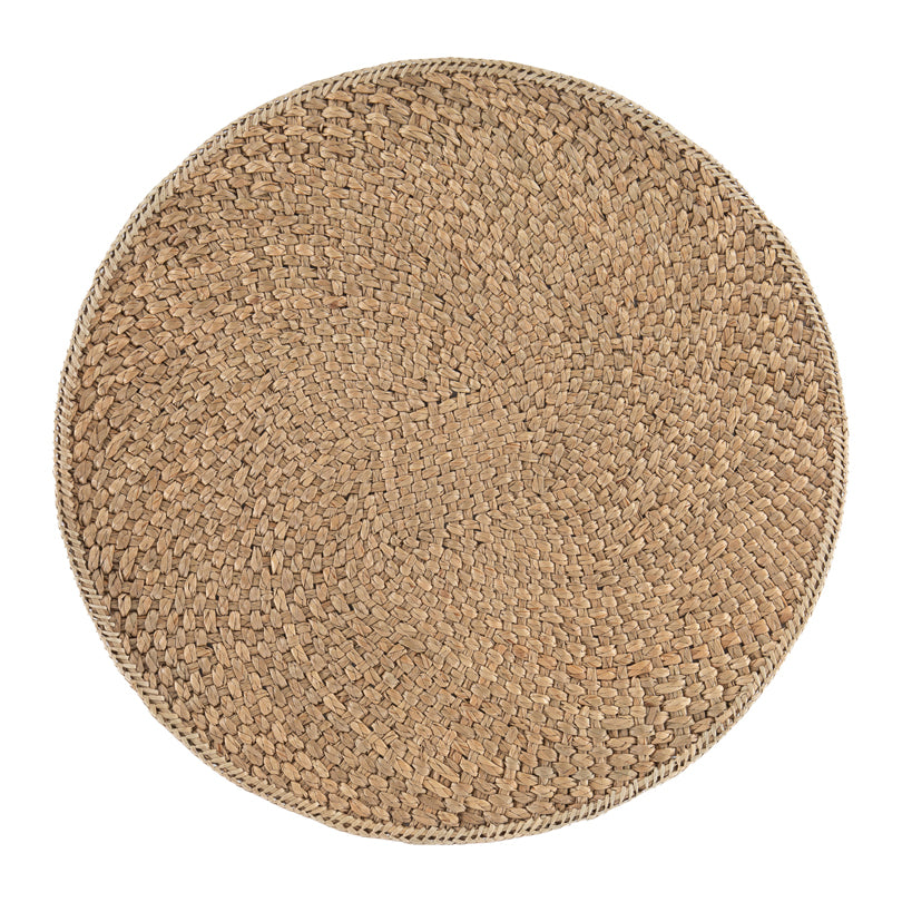 Tovaglietta all'americana tonda intrecciata "Untun" cm Ø38