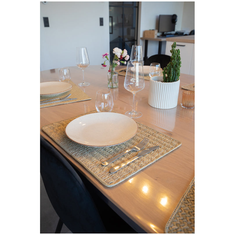 Tovaglietta all'americana rettangolare intrecciata "Callia" cm 45x33