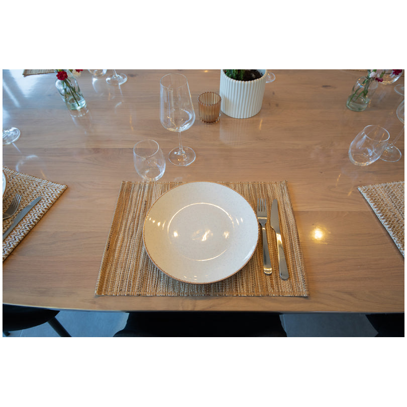 Tovaglietta all'americana rettangolare "Aster", intrecciata cm 30x45