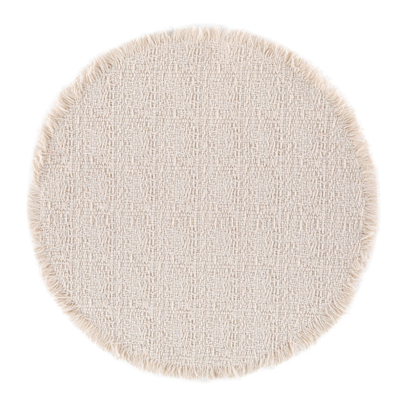 Tovaglietta all'americana tonda "Lina", utilizzabile su entrambi i lati cm Ø38