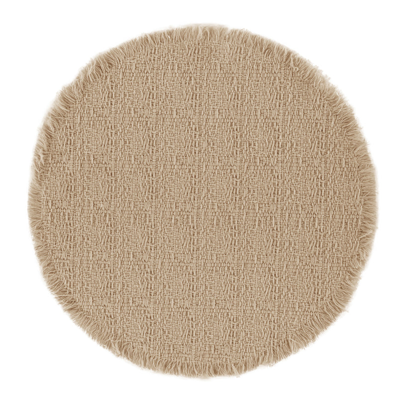 Tovaglietta all'americana tonda "Lina", utilizzabile su entrambi i lati cm Ø38