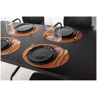 Tovaglietta all'americana ovale "Togo", utilizzabile su entrambi i lati cm 45x33