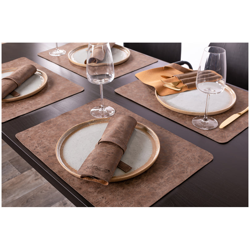 Tovaglietta all'americana rettangolare "Truman", utilizzabile su entrambi i lati cm 45x33