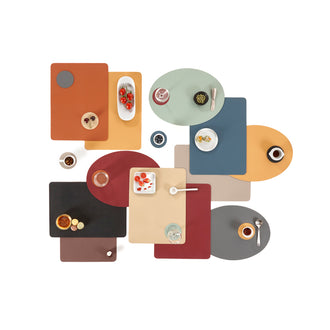 Tovaglietta all'americana rettangolare "Togo", utilizzabile su entrambi i lati cm 45x33