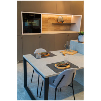 Tovaglietta all'americana rettangolare "Tramontana Duo-Color", utilizzabile su entrambi i lati cm 44x32