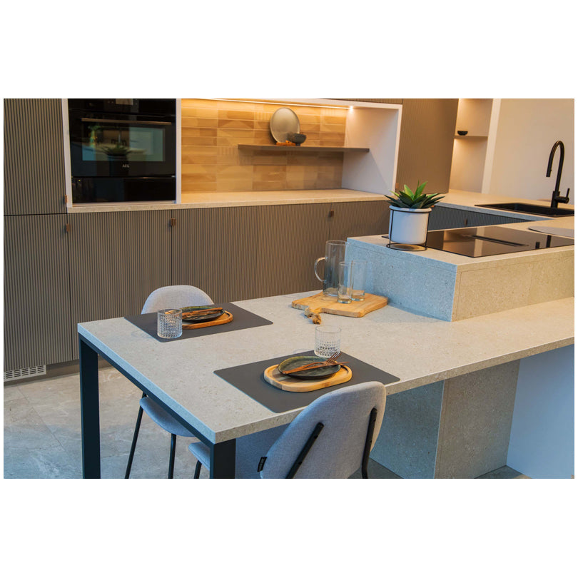 Tovaglietta all'americana rettangolare "Tramontana Duo-Color", utilizzabile su entrambi i lati cm 44x32