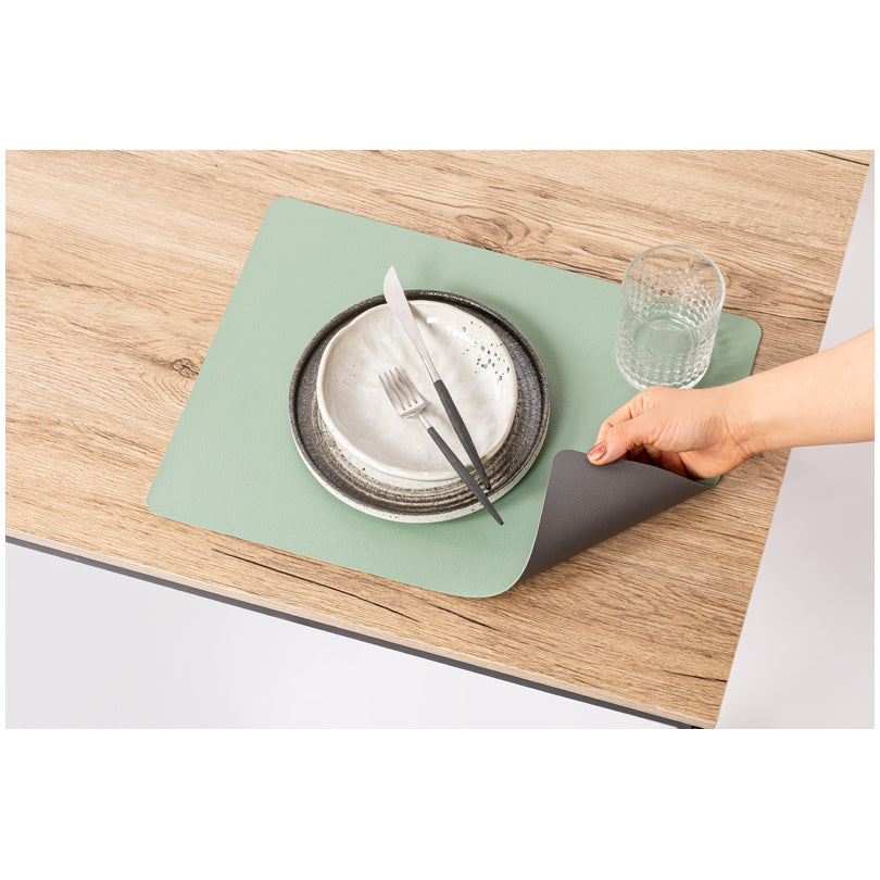 Tovaglietta all'americana rettangolare "Tramontana Duo-Color", utilizzabile su entrambi i lati cm 44x32