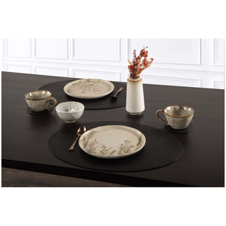 Tovaglietta all'americana ovale "Trudo", utilizzabile su entrambi i lati cm 45x33