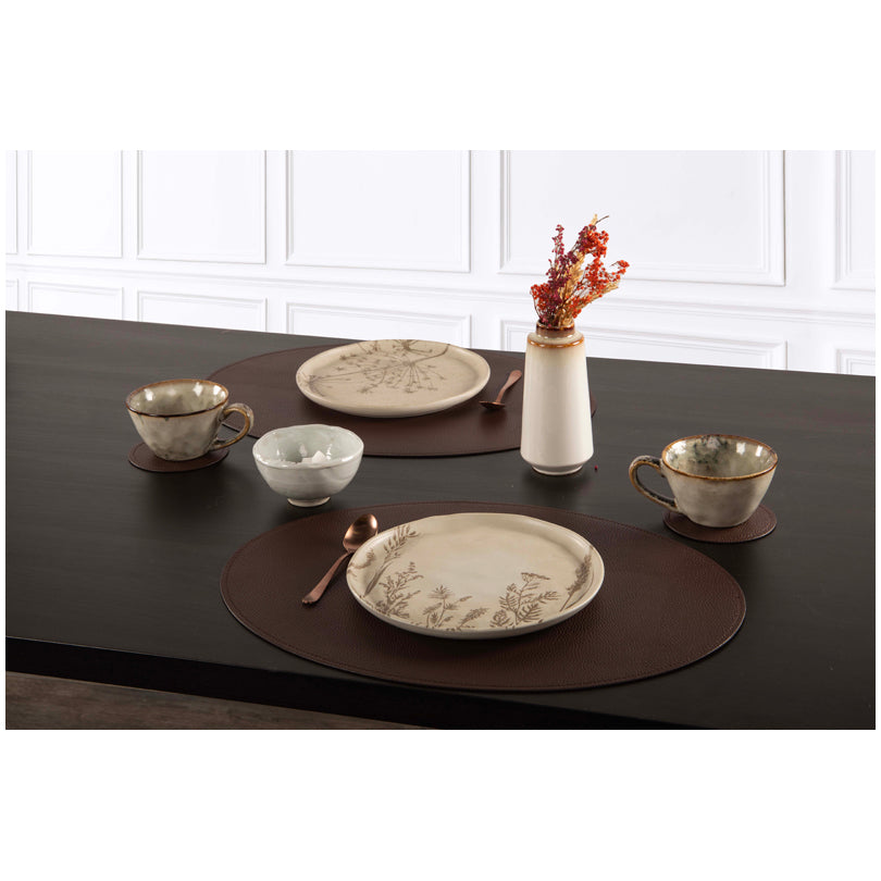 Tovaglietta all'americana ovale "Trudo", utilizzabile su entrambi i lati cm 45x33