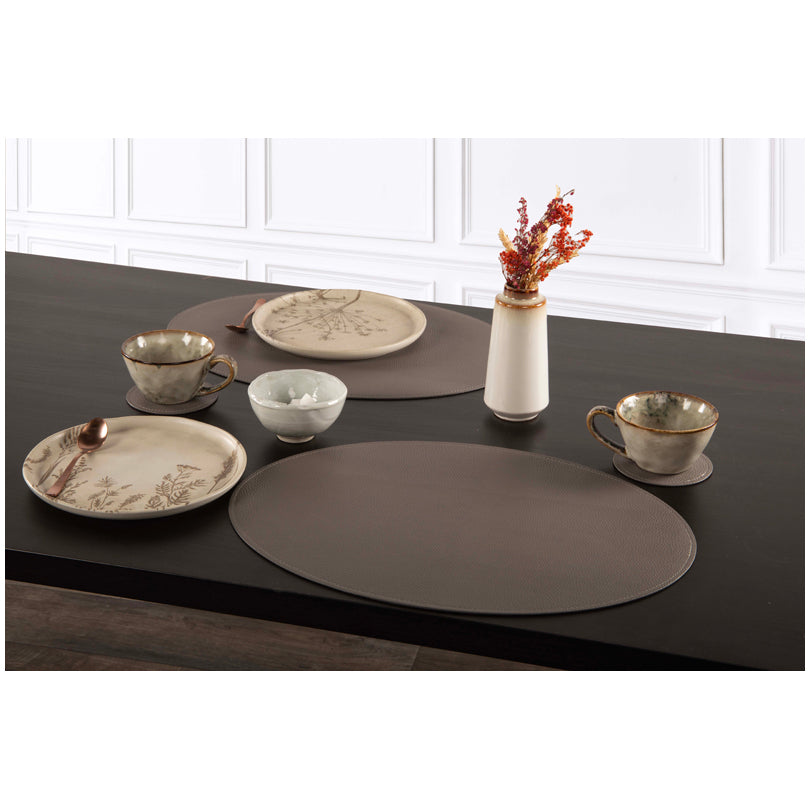 Tovaglietta all'americana ovale "Trudo", utilizzabile su entrambi i lati cm 45x33