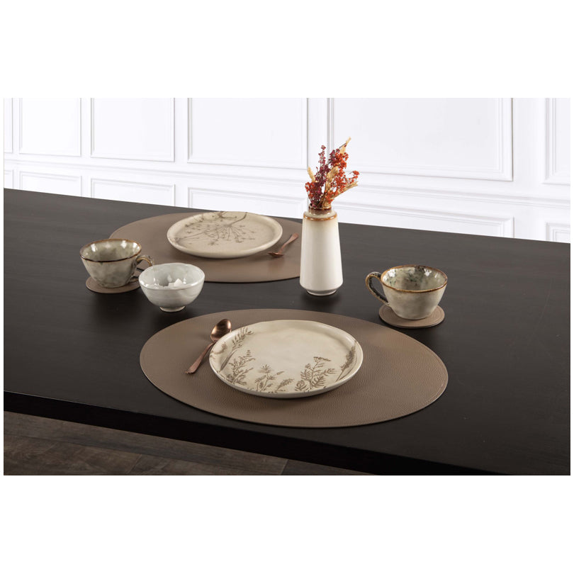 Tovaglietta all'americana ovale "Trudo", utilizzabile su entrambi i lati cm 45x33