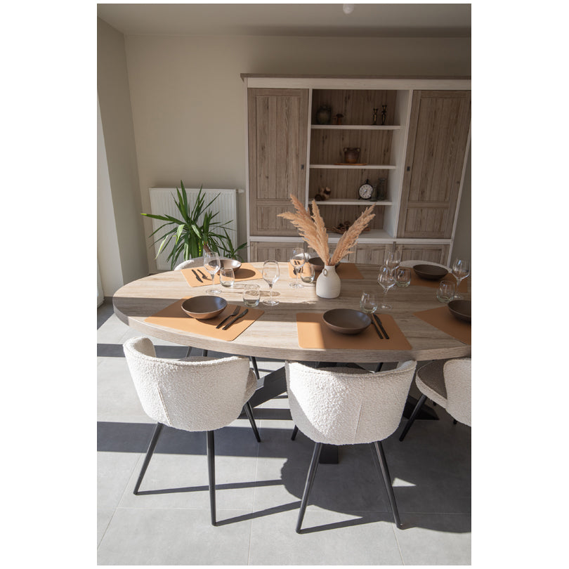 Tovaglietta all'americana rettangolare "Togo", utilizzabile su entrambi i lati cm 45x33