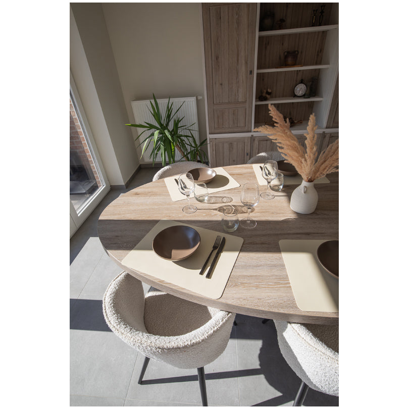 Tovaglietta all'americana rettangolare "Togo", utilizzabile su entrambi i lati cm 45x33