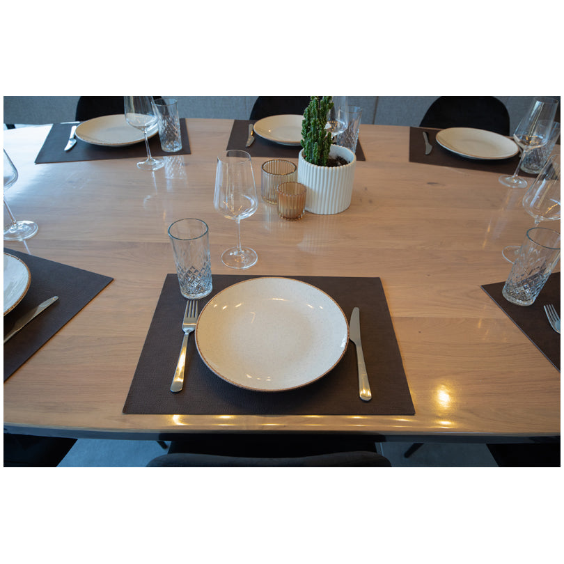 Tovaglietta all'americana rettangolare "Olten - plant based", utilizzabile su entrambi i lati cm 45x33