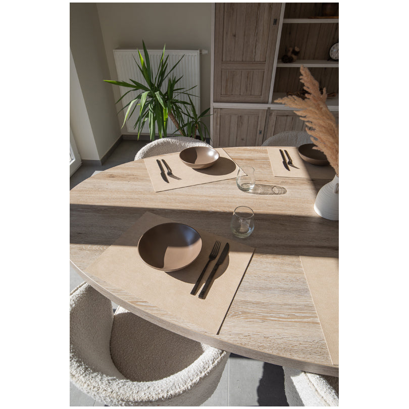 Tovaglietta all'americana rettangolare "Olten - plant based", utilizzabile su entrambi i lati cm 45x33