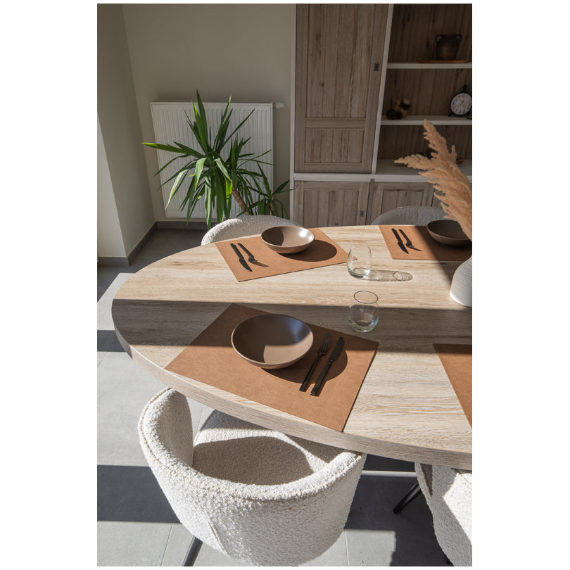 Tovaglietta all'americana rettangolare "Olten - plant based", utilizzabile su entrambi i lati cm 45x33